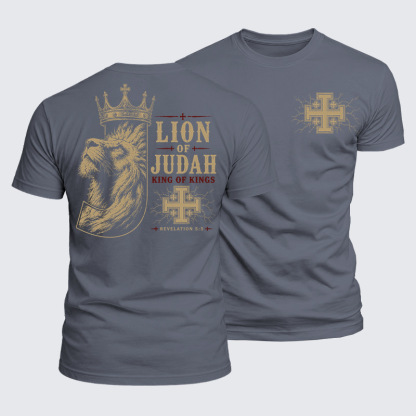 Luxe Mercerized Cotton Tee -  Lion of Judah