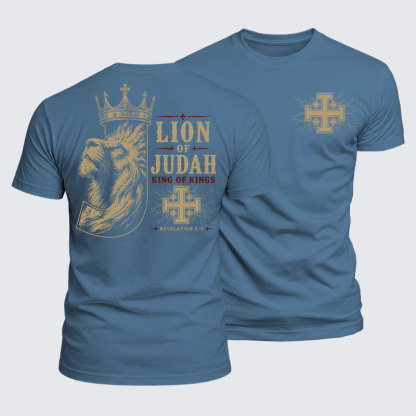 Luxe Mercerized Cotton Tee -  Lion of Judah