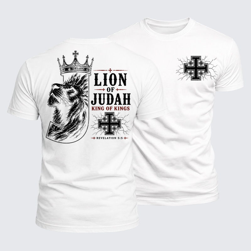 Luxe Mercerized Cotton Tee -  Lion of Judah