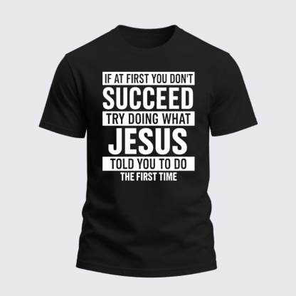 Heavyweight Cotton Tee - Do What Jesus Said
