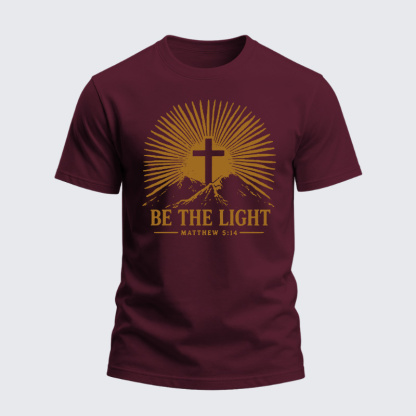 Heavyweight Cotton Tee - Be The Light