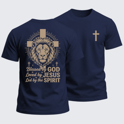 Heavyweight Cotton Tee - Blessed By God