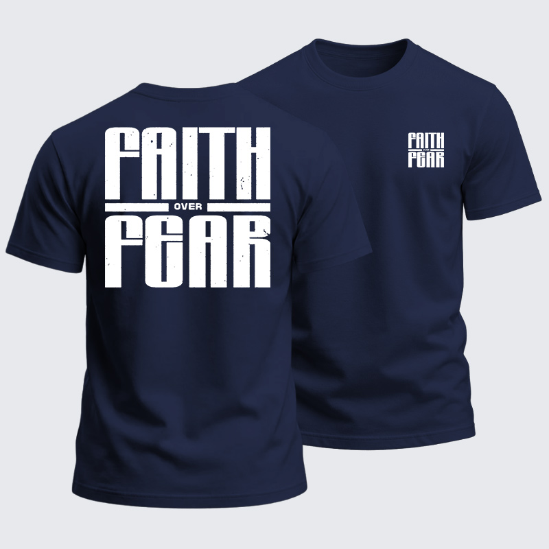 Heavyweight Cotton Tee - Faith over Fear