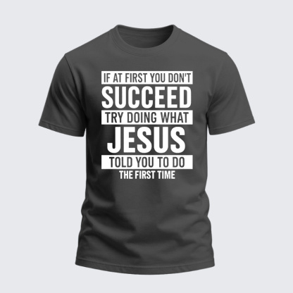 Heavyweight Cotton Tee - Do What Jesus Said