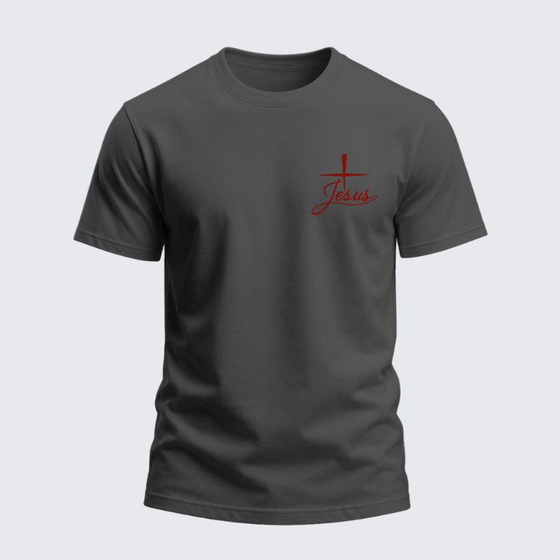 Heavyweight Cotton Tee - Faith Jesus