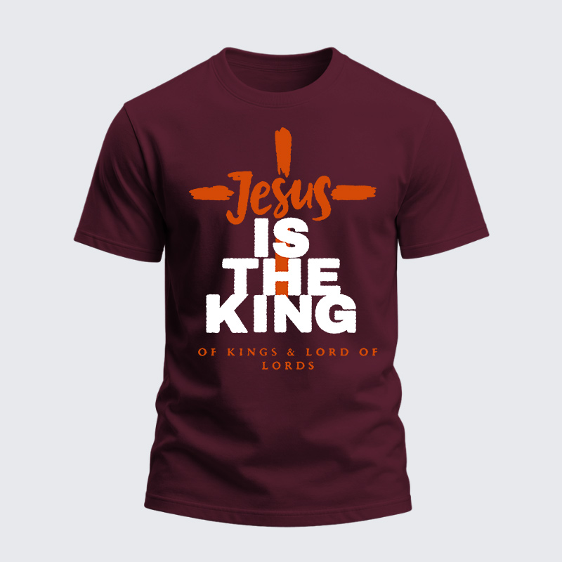 Heavyweight Cotton Tee - Jesus Is The King