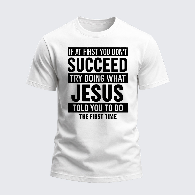 Heavyweight Cotton Tee - Do What Jesus Said