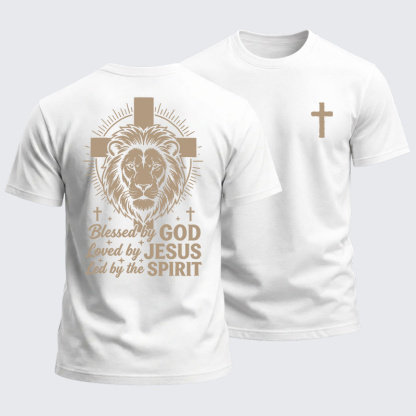 Heavyweight Cotton Tee - Blessed By God