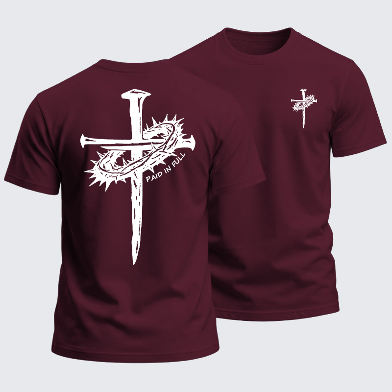 Heavyweight Cotton Tee - Paid In Full