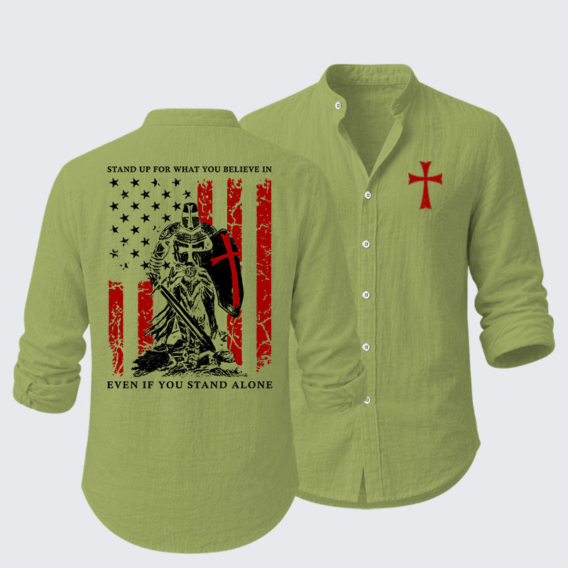 Stand Up For What You Believe Resort Casual Shirt