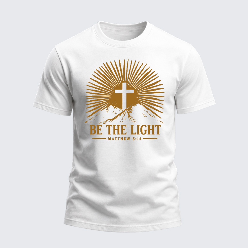 Heavyweight Cotton Tee - Be The Light