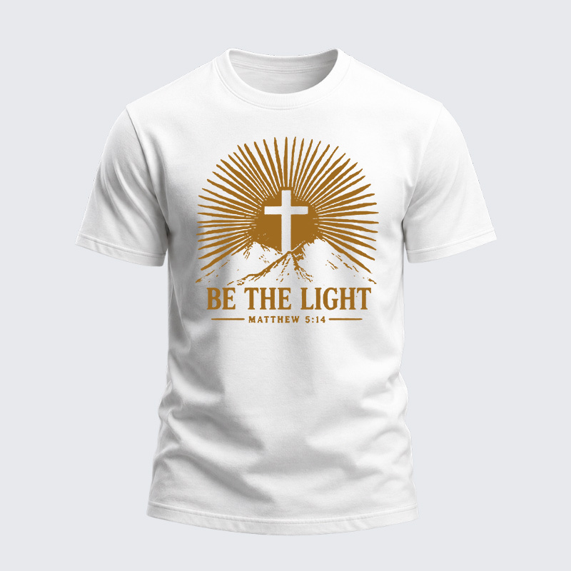 Heavyweight Cotton Tee - Be The Light