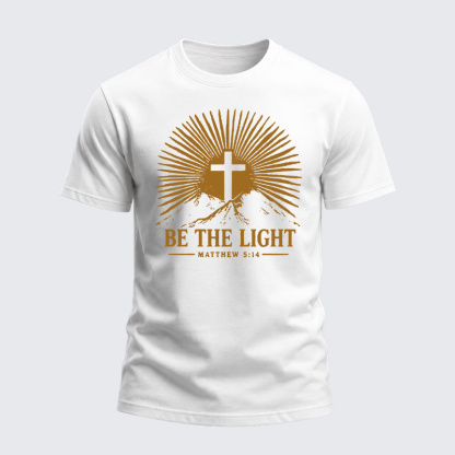 Heavyweight Cotton Tee - Be The Light