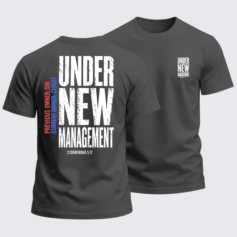 Heavyweight Cotton Tee - Under New Management