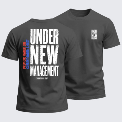 Heavyweight Cotton Tee - Under New Management