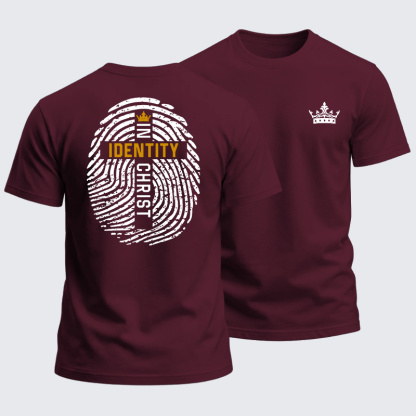 Heavyweight Cotton Tee - Identify In Christ