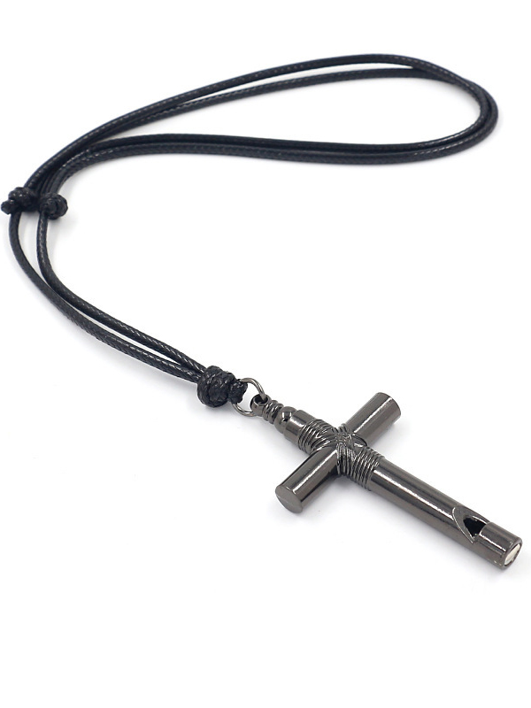 Christian Symbol Jesus Leather Bracelet