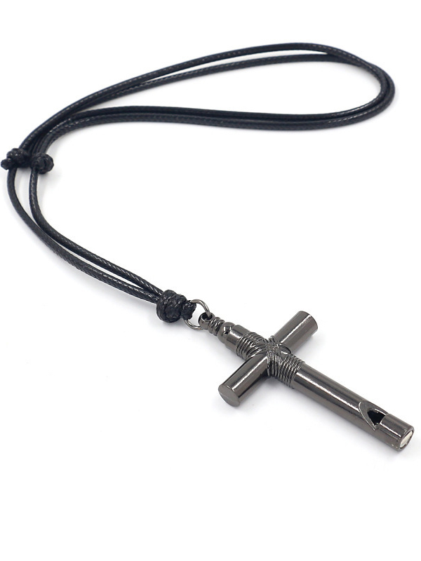 Christian Symbol Jesus Leather Bracelet