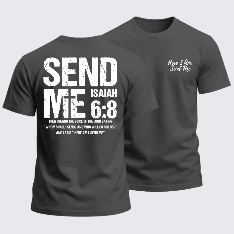 Heavyweight Cotton Tee - Send Me