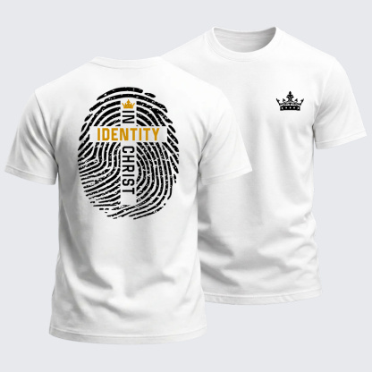 Heavyweight Cotton Tee - Identify In Christ