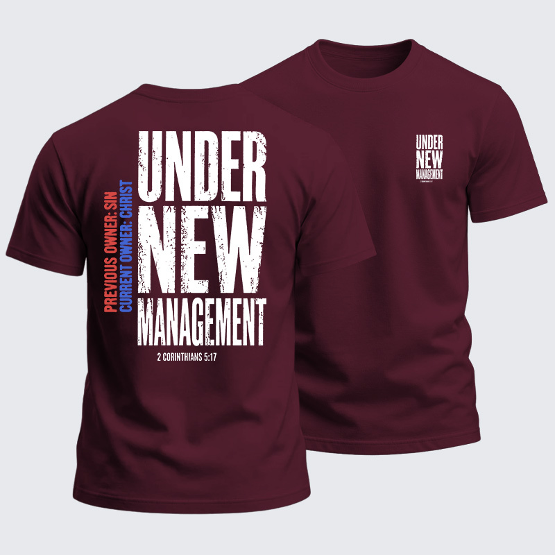 Heavyweight Cotton Tee - Under New Management