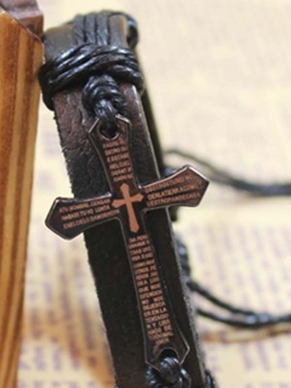 Vintage Cross Bracelet