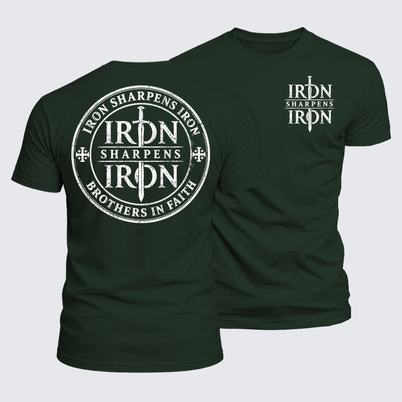 Luxe Mercerized Cotton Tee - Iron Sharpens Iron Brothers In Faith