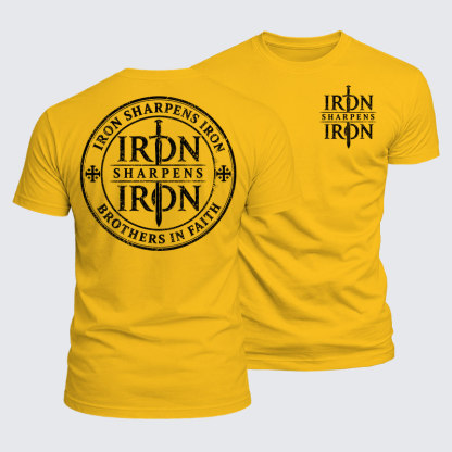 Luxe Mercerized Cotton Tee - Iron Sharpens Iron Brothers In Faith