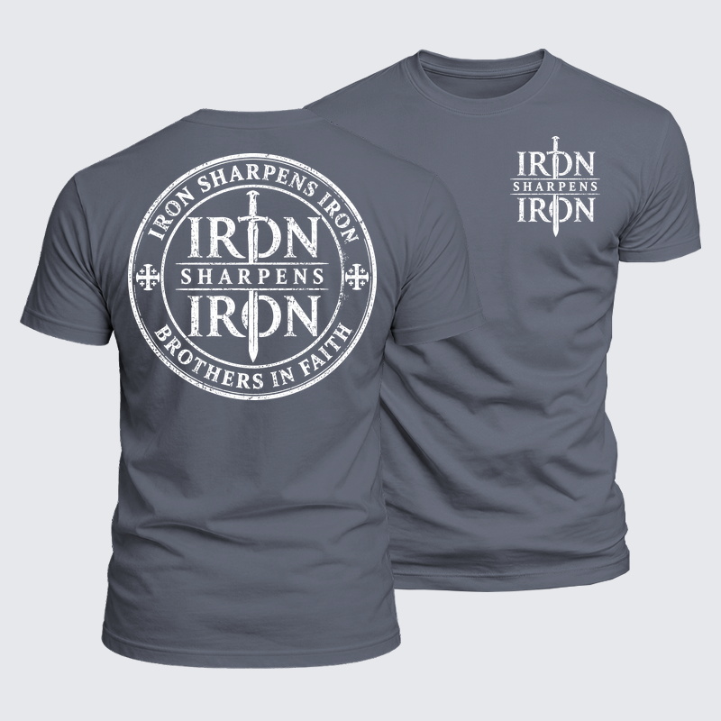 Luxe Mercerized Cotton Tee - Iron Sharpens Iron Brothers In Faith