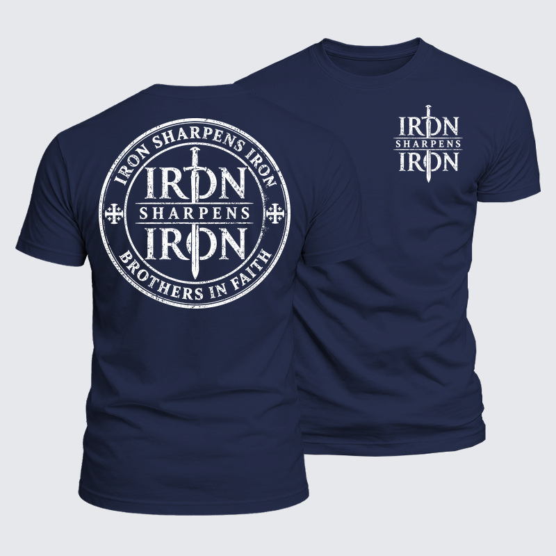 Luxe Mercerized Cotton Tee - Iron Sharpens Iron Brothers In Faith