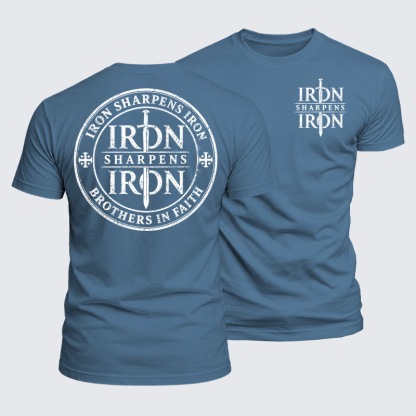 Luxe Mercerized Cotton Tee - Iron Sharpens Iron Brothers In Faith