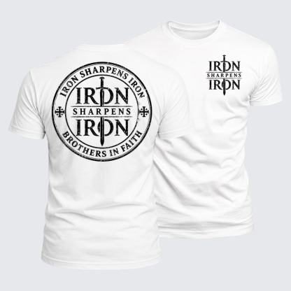 Luxe Mercerized Cotton Tee - Iron Sharpens Iron Brothers In Faith
