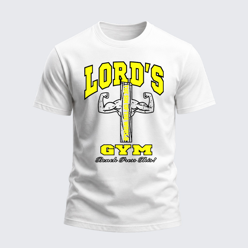 Heavyweight Cotton Tee - Lord's Gym