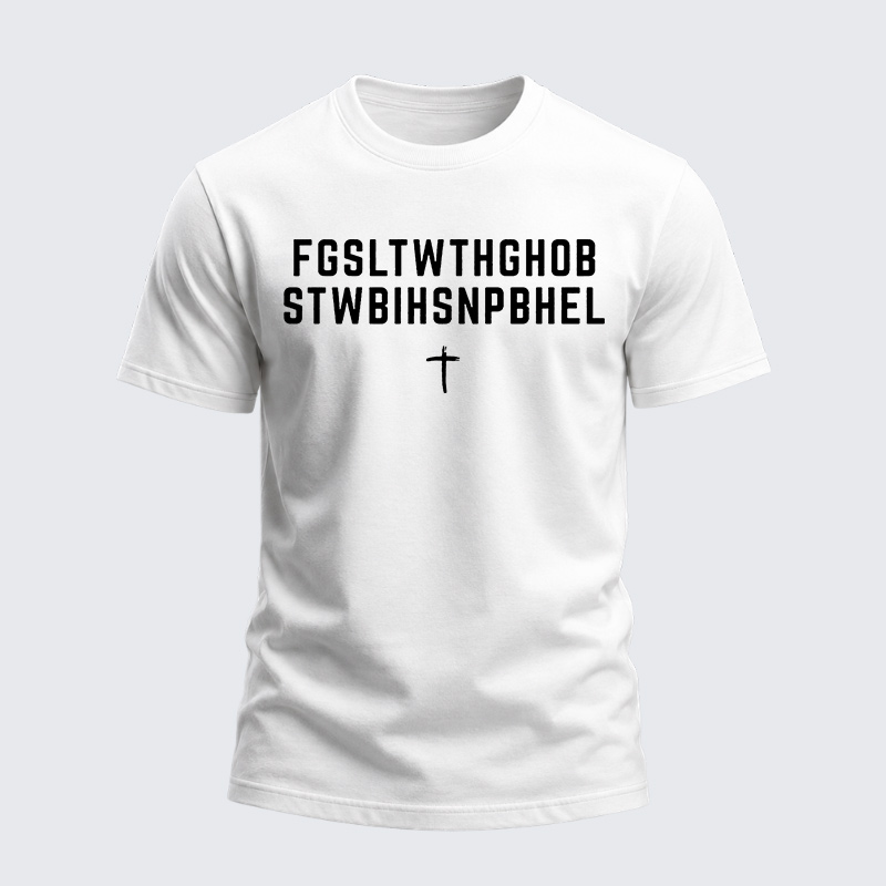 Heavyweight Cotton Tee - God So Loved The World