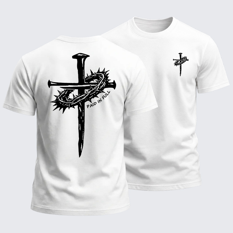 Heavyweight Cotton Tee - Paid In Full