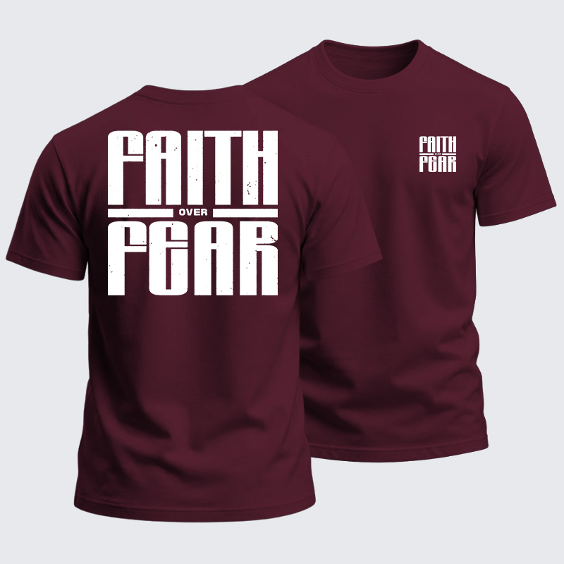 Heavyweight Cotton Tee - Faith over Fear