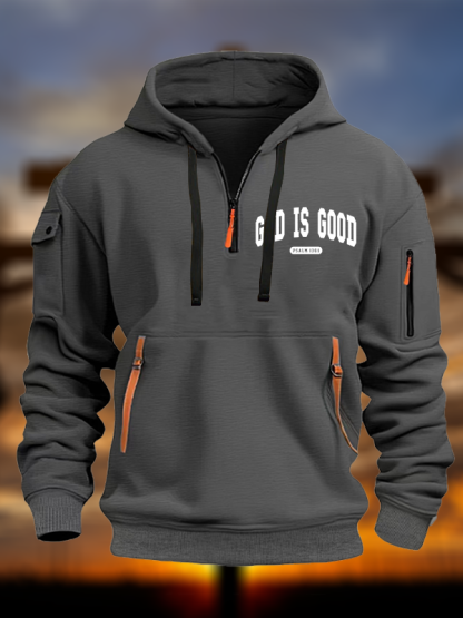 God Is Good Jesus God Christian Zipper Hoodies