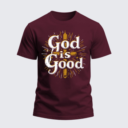 Heavyweight Cotton Tee - God Is Good