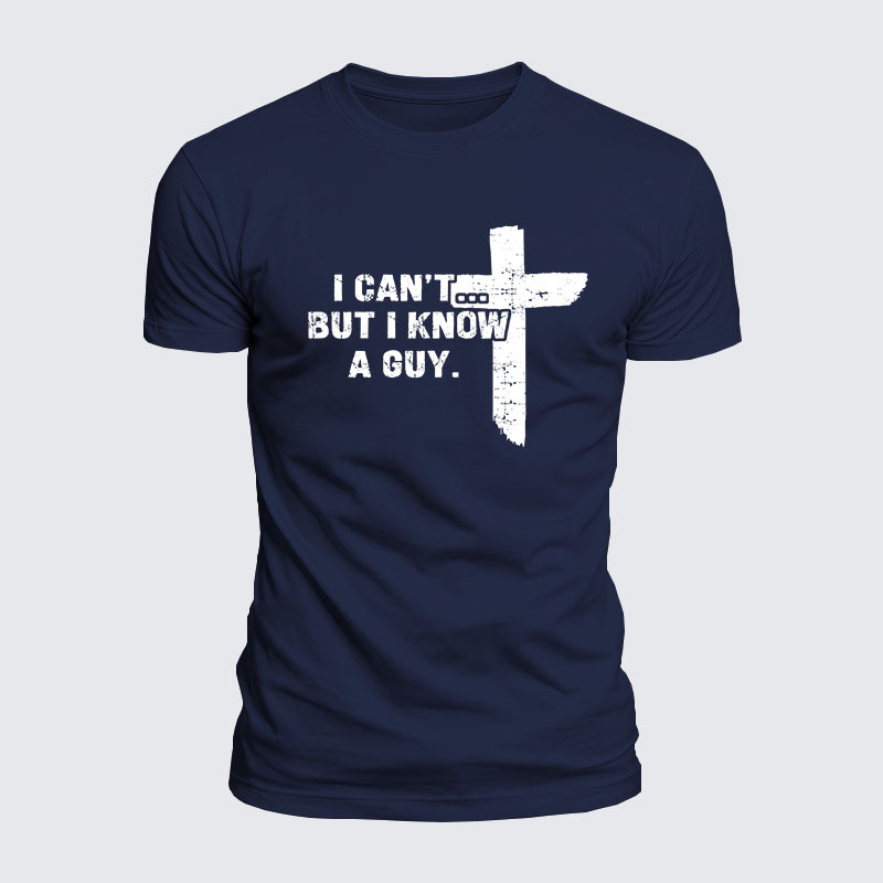 Luxe Mercerized Cotton Tee - I Can't But I Know A Guy