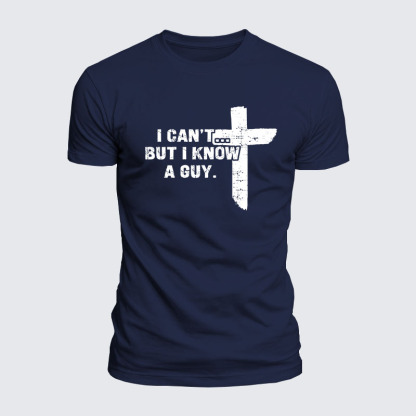 Luxe Mercerized Cotton Tee - I Can't But I Know A Guy