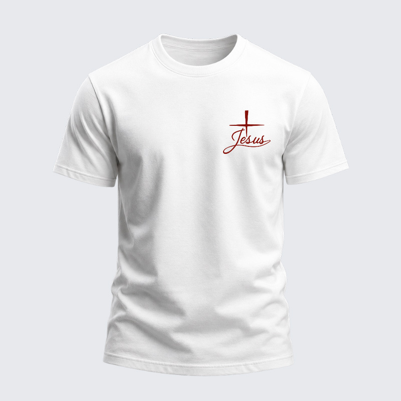Heavyweight Cotton Tee - Faith Jesus