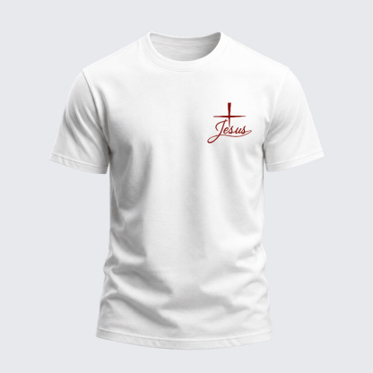 Heavyweight Cotton Tee - Faith Jesus