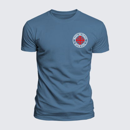 [Copy]Luxe Mercerized Cotton Tee - Jesus and The Cross