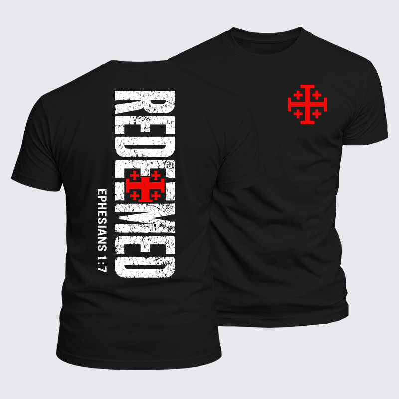 Luxe Mercerized Cotton Tee - Jesus Died For Me And Now I Live For Him
