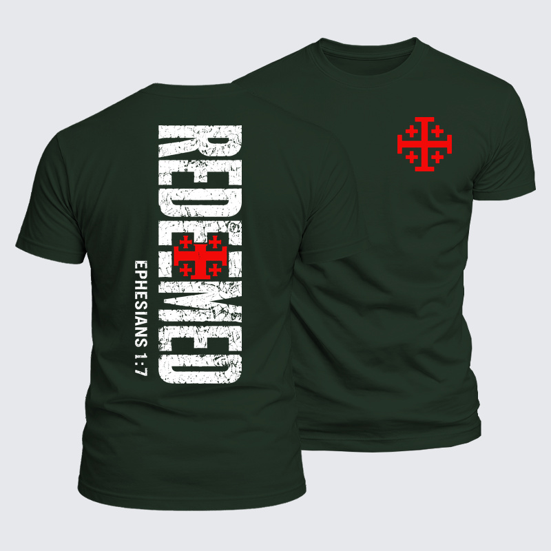 Luxe Mercerized Cotton Tee - Jesus Died For Me And Now I Live For Him