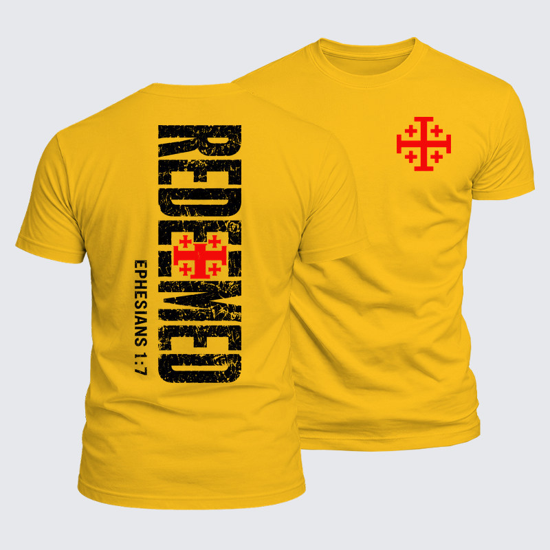Luxe Mercerized Cotton Tee - Jesus Died For Me And Now I Live For Him