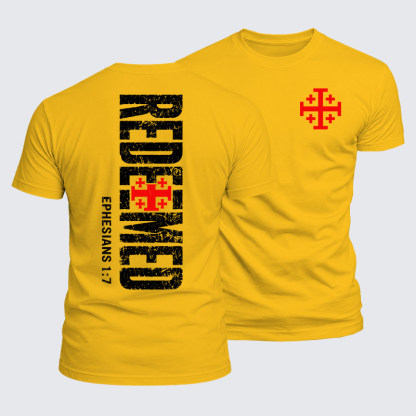Luxe Mercerized Cotton Tee - Jesus Died For Me And Now I Live For Him