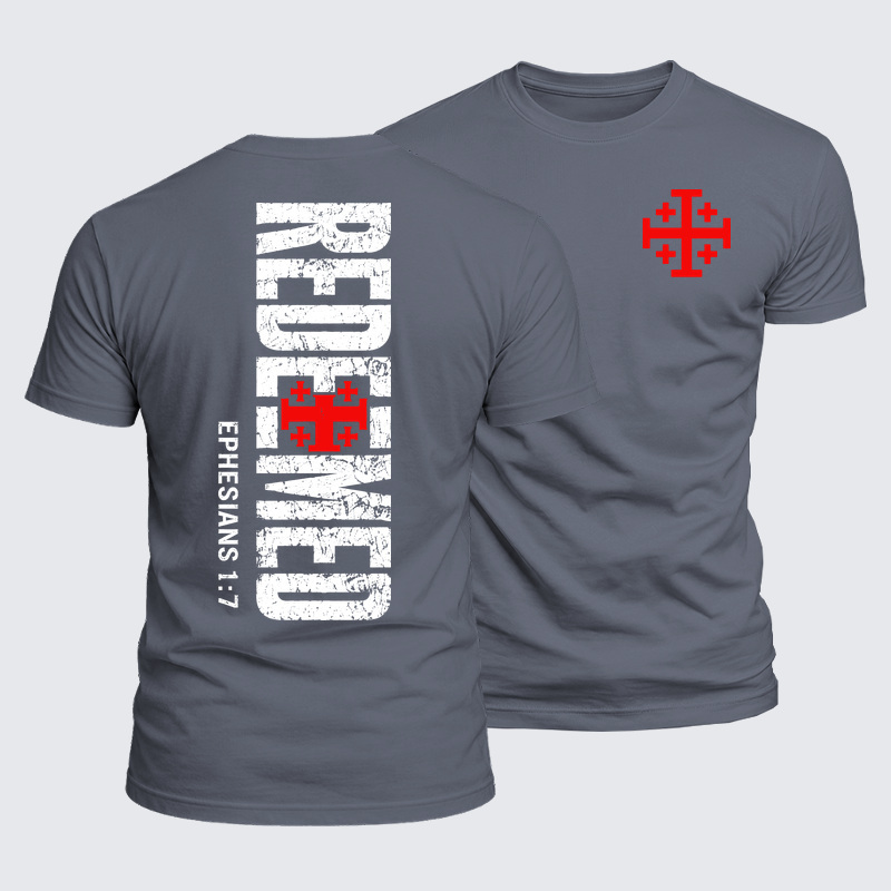 Luxe Mercerized Cotton Tee - Jesus Died For Me And Now I Live For Him
