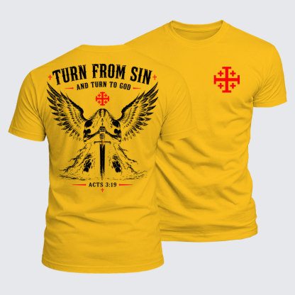 Luxe Mercerized Cotton Tee - Fear No Evil