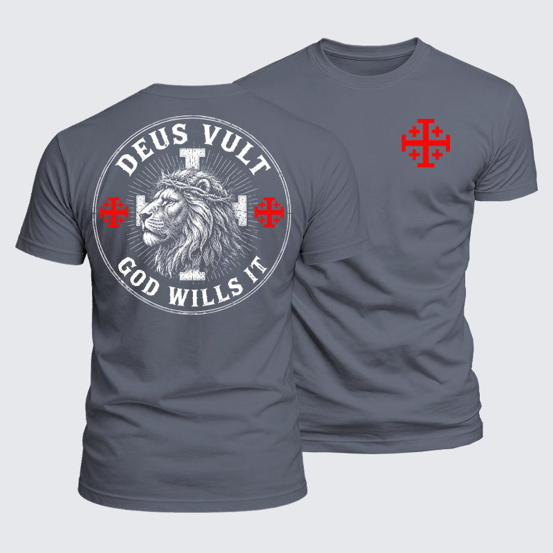 Luxe Mercerized Cotton Tee - Deus Vult